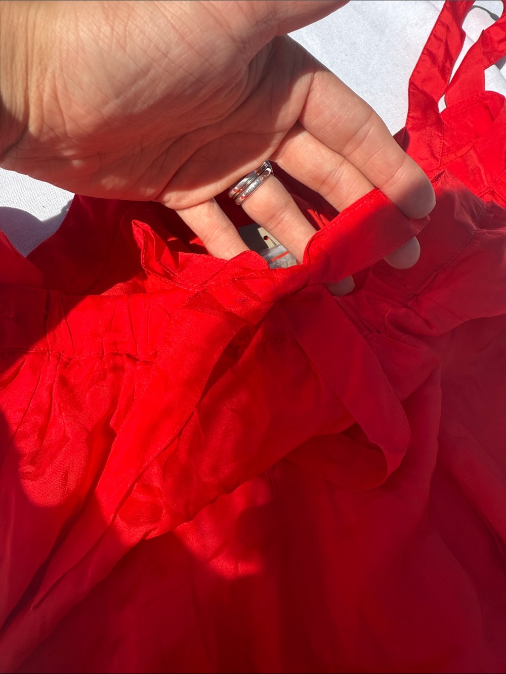 J Crew Pintuck midi dress in drapey organza - Picture 5 of 8